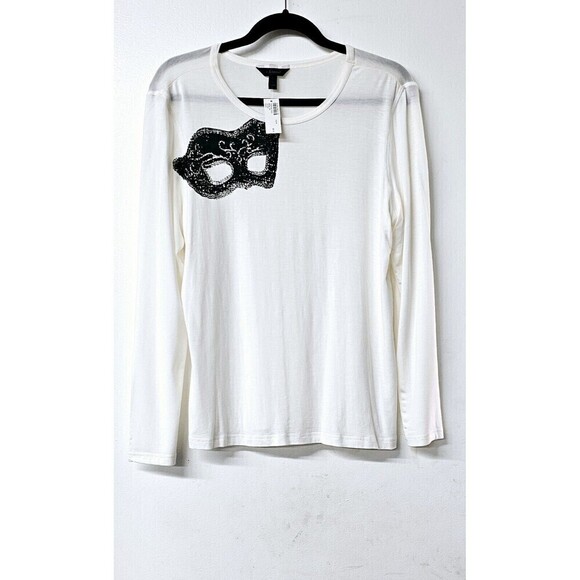 Soma Intimates Other - SOMA Intimates Ivory Mask Long Sleeve Pullover Women Shirt (M) NWT $45